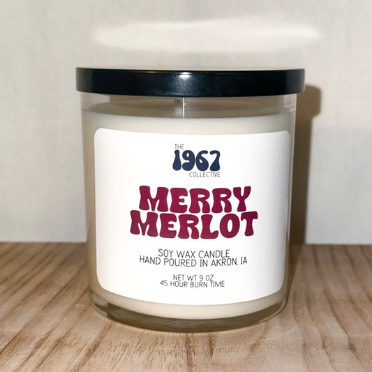 Merry Merlot Soy Wax Candle